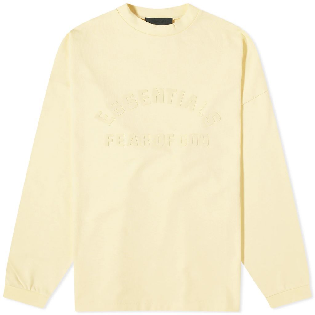 Men's Spring Long Sleeve Printed T-Shirt Garden Yellow