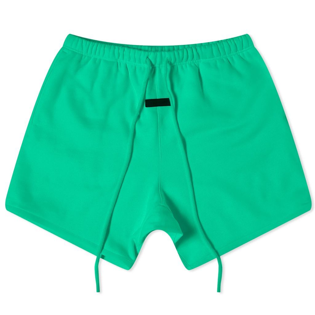 Men's Spring Tab Detail Sweat Shorts Mint Leaf