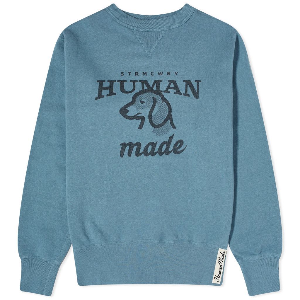 Men's Dog Crew Sweat Blue