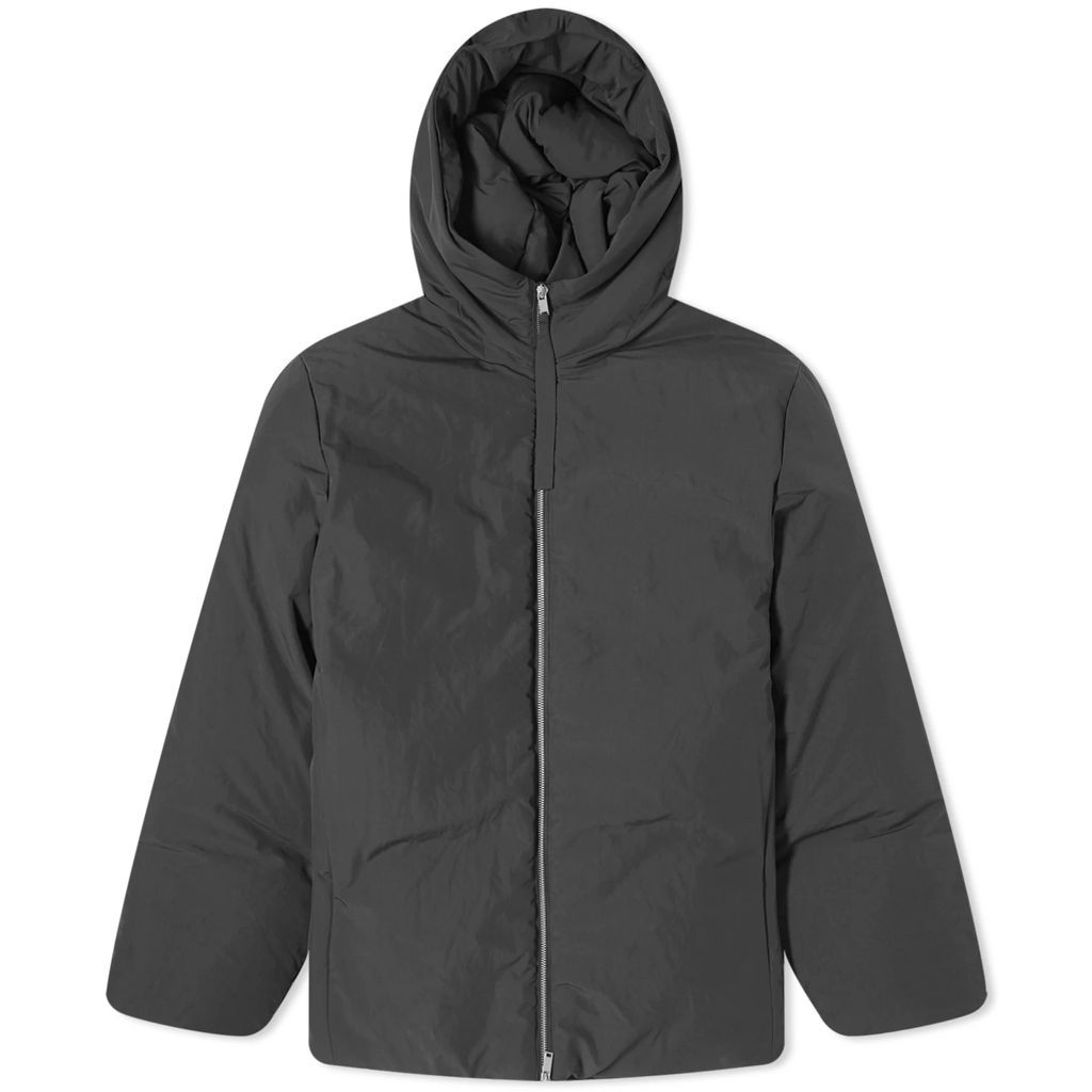 Men's Plus Water Repellent Hooded Jacket Black