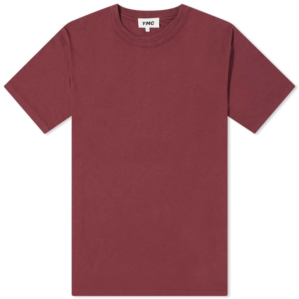 Men's Triple T-Shirt Burgundy