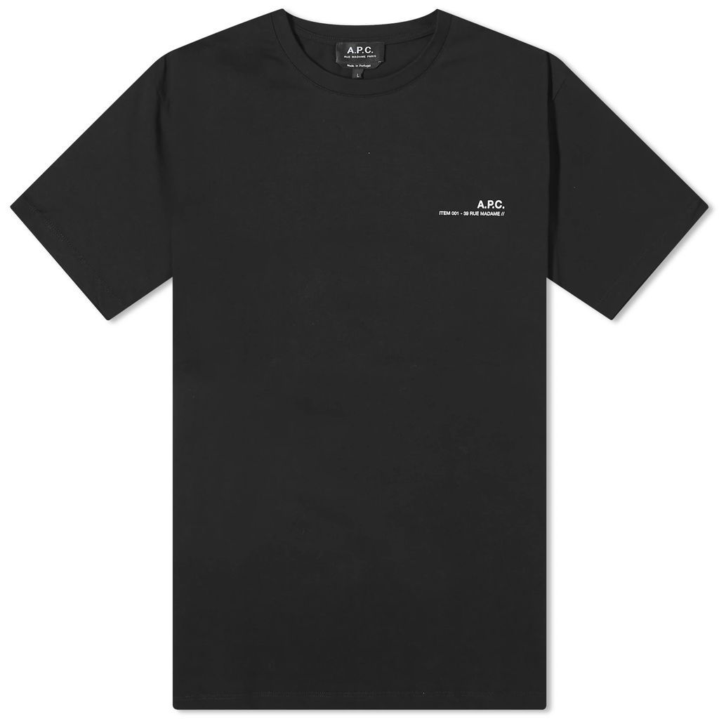 Men's Item Logo T-Shirt Black