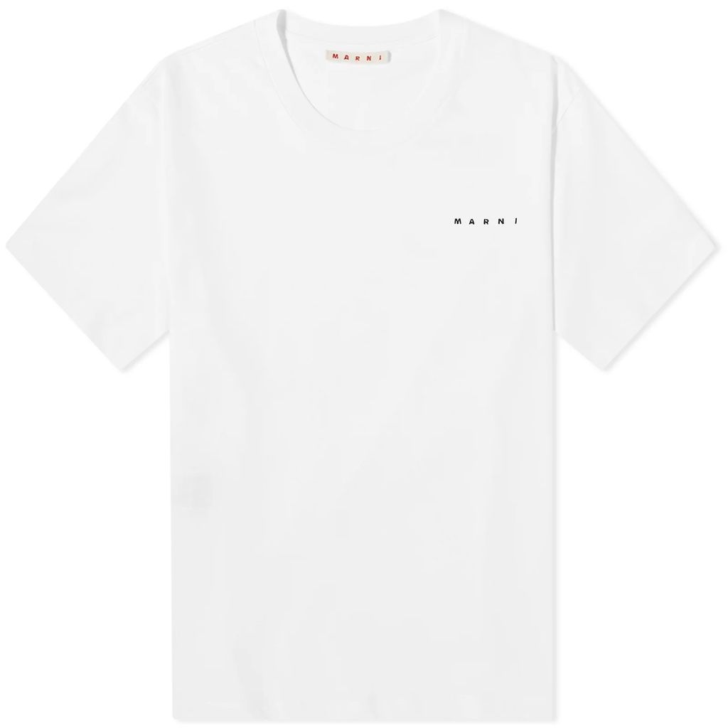 Men's Small Logo T-Shirt Lily White