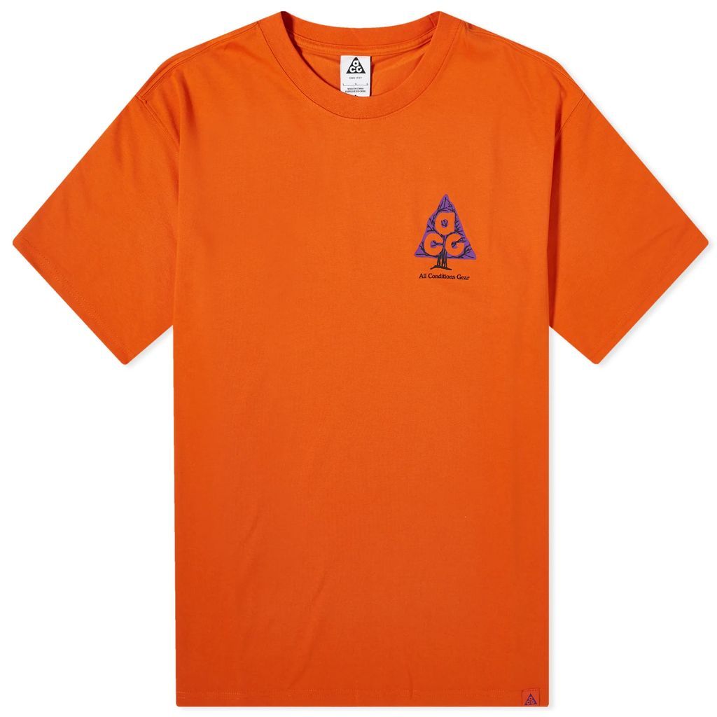 Men's Acg Wildwood T-Shirt Campfire Orange