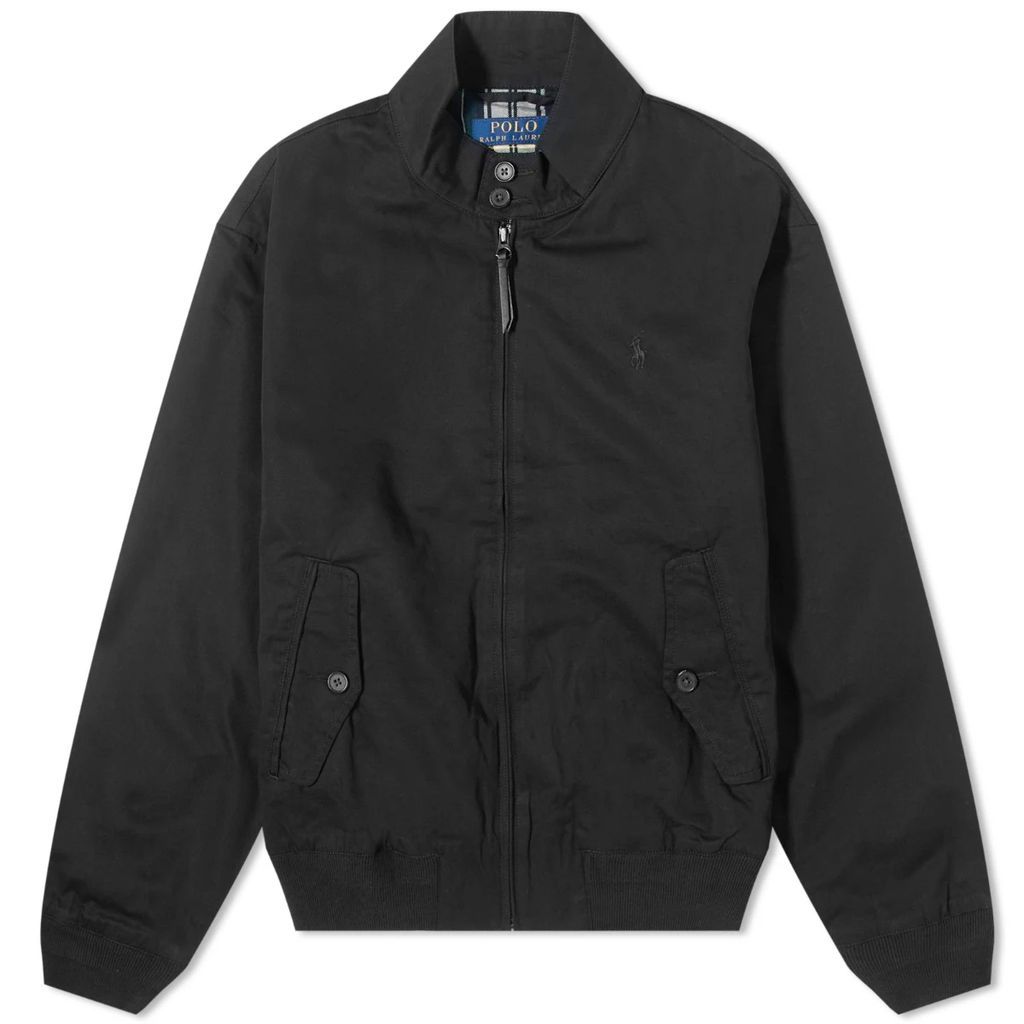 Men's Windbreaker Harrington Jacket Polo Black