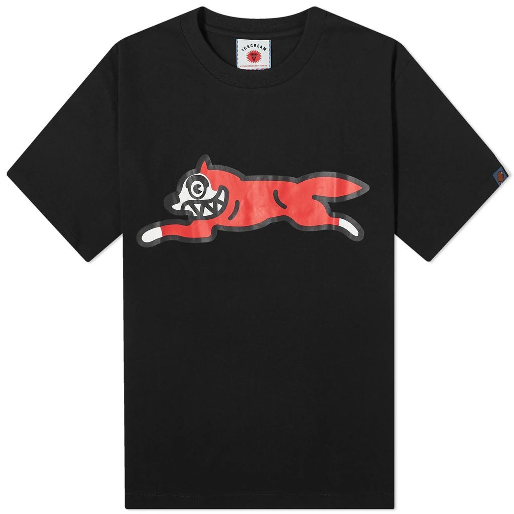 Men's Running Dog T-Shirt Black