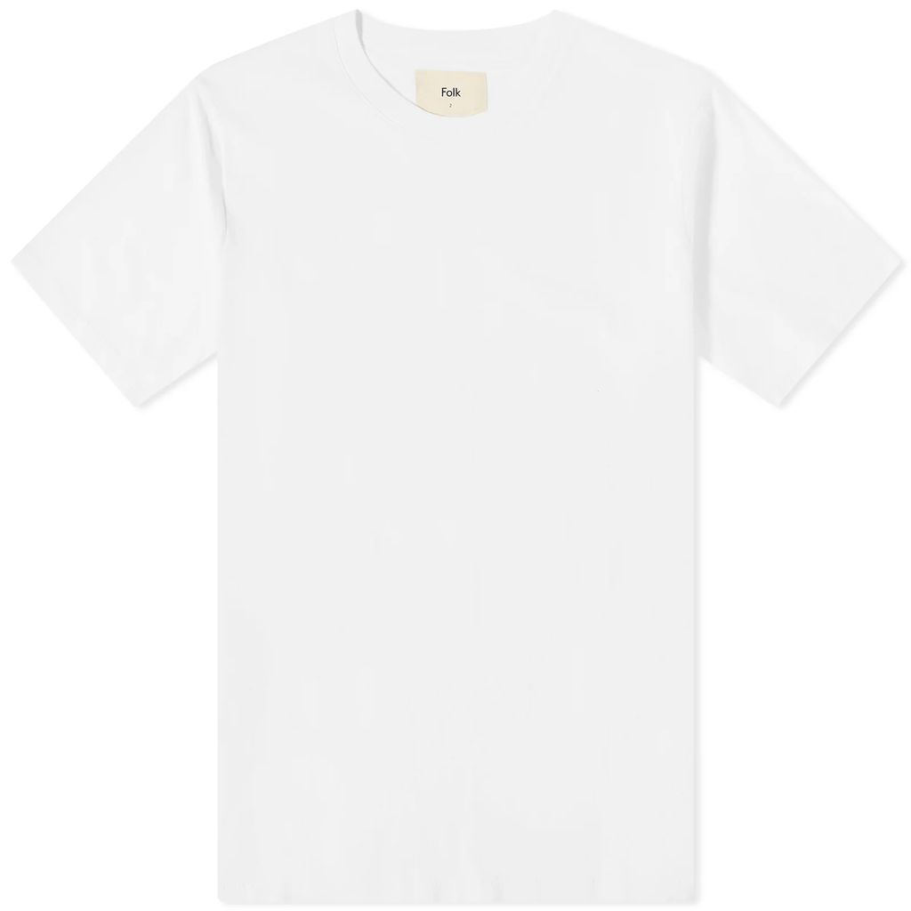 Men's Contrast Sleeve T-Shirt White