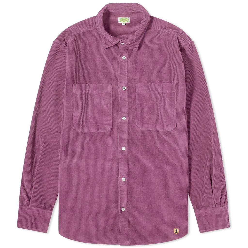 Men's Corduroy Overshirt Purple
