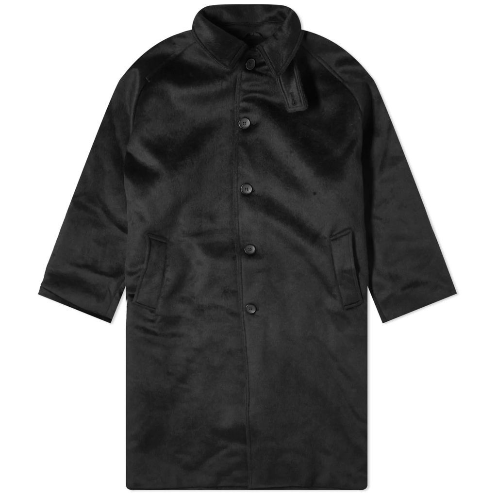 Men's Wool Car Coat Black