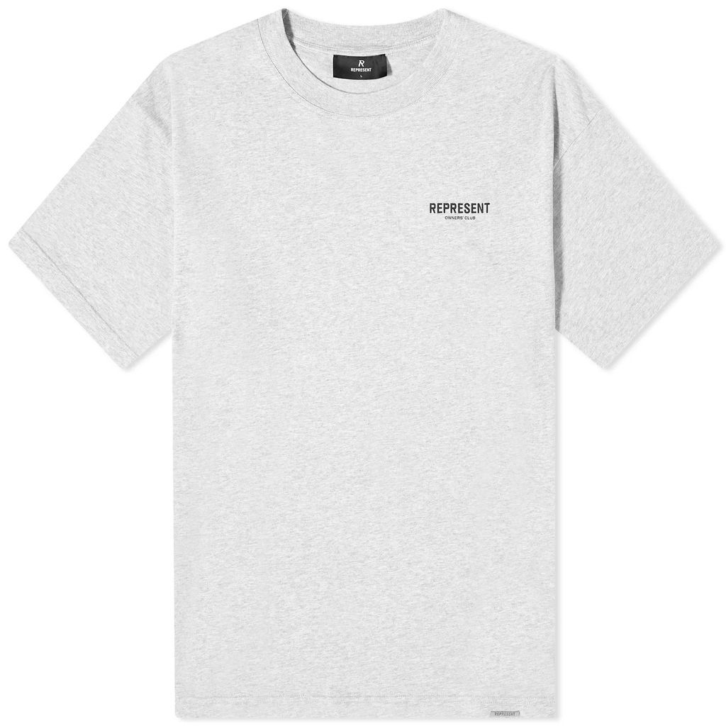 Men's Owners Club T-Shirt Ash Grey/Black