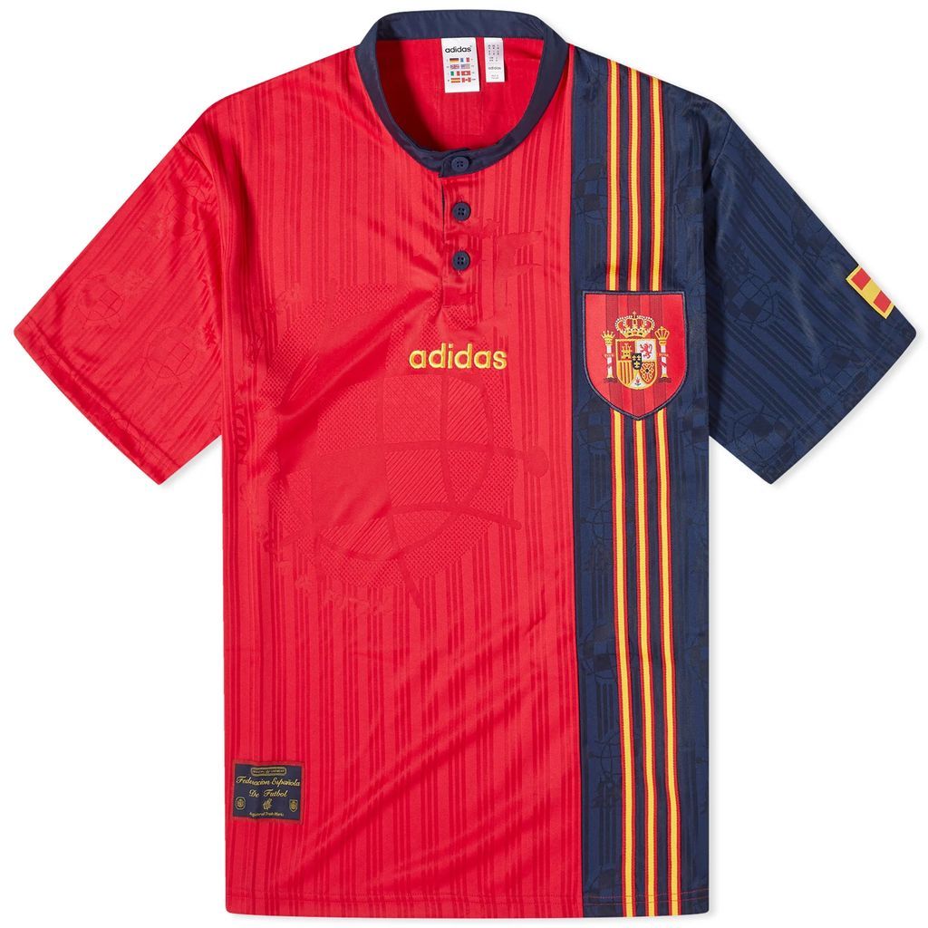 Men's Spain Home Jersey 96 Bold Red