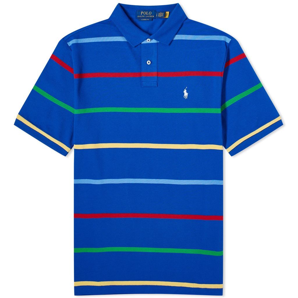 Men's Stripe Polo Shirt Sapphire Star Multi