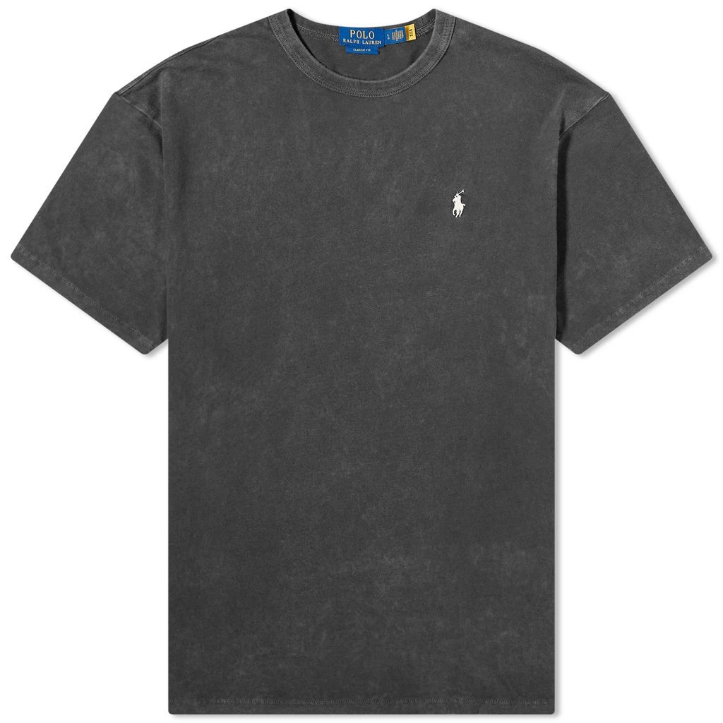 Men's T-Shirt Faded Black Canvas