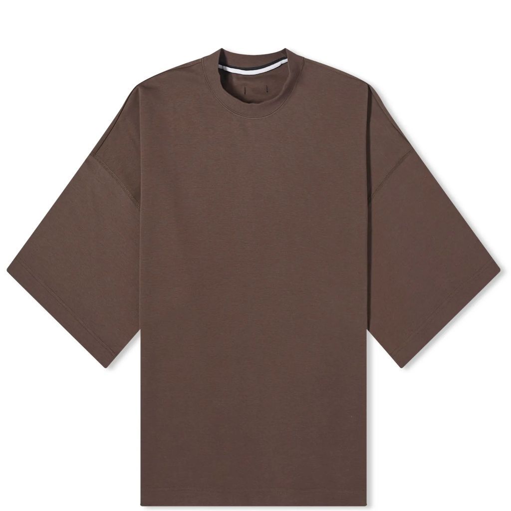 Men's Tech Fleece Short Sleeve T-shirt Baroque Brown