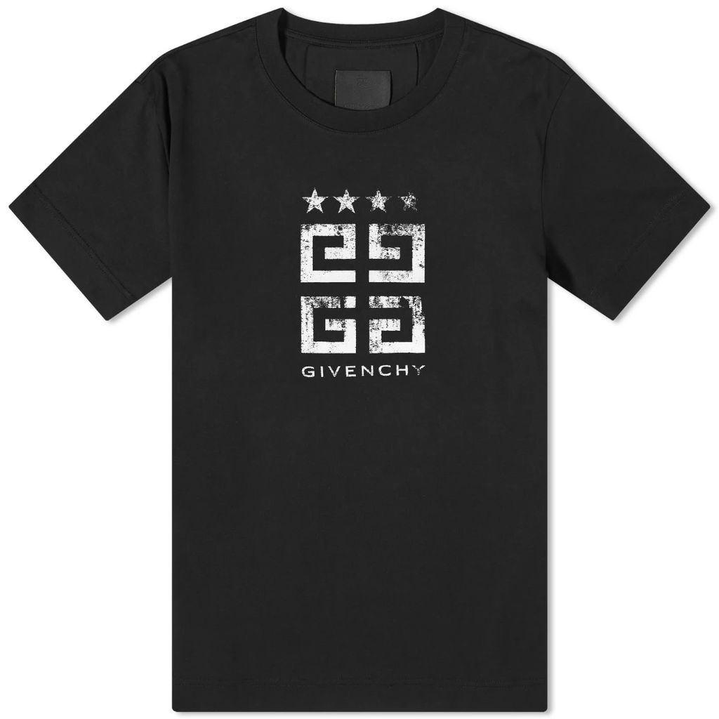 Men's 4G Stamp Logo T-Shirt Black