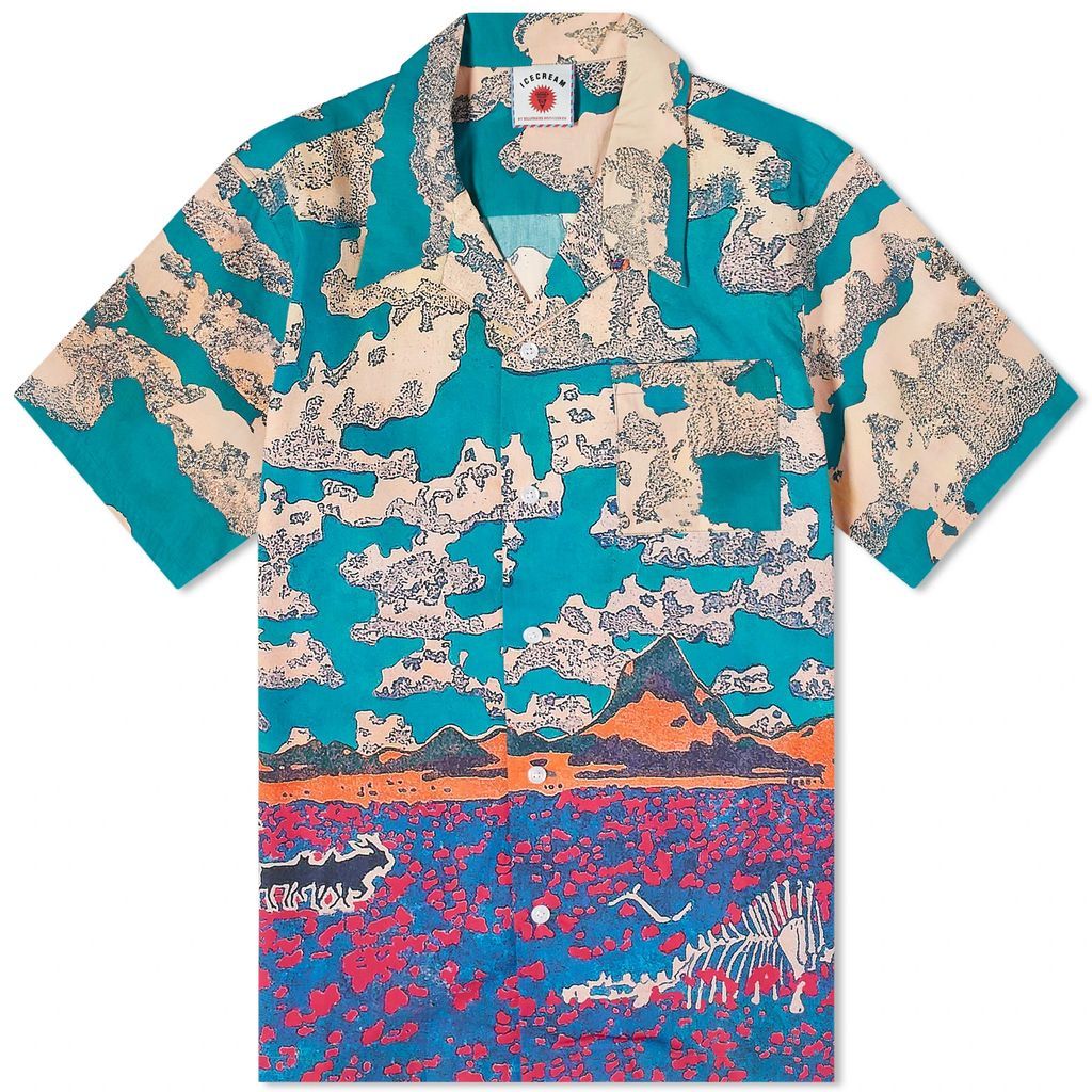 Men's Cloud World Vacation Shirt Multi