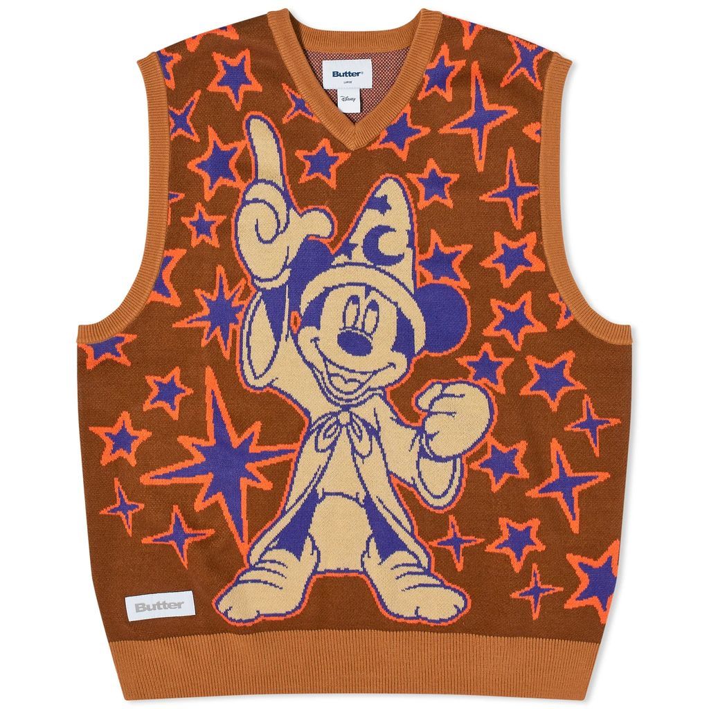Men's x Disney Starry Skies Knitted Vest Brown