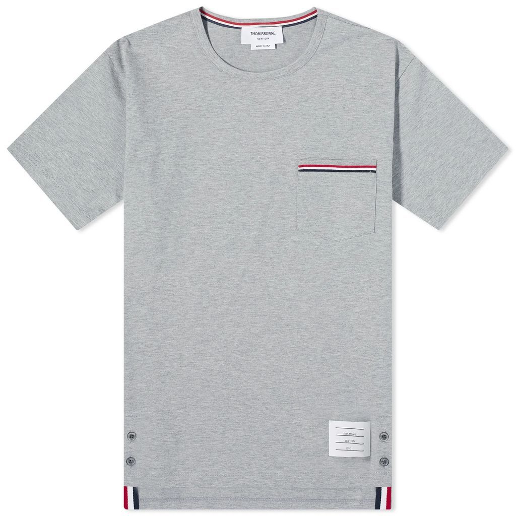 Men's Medium Weight Jersey Pocket T-Shirt Light Grey
