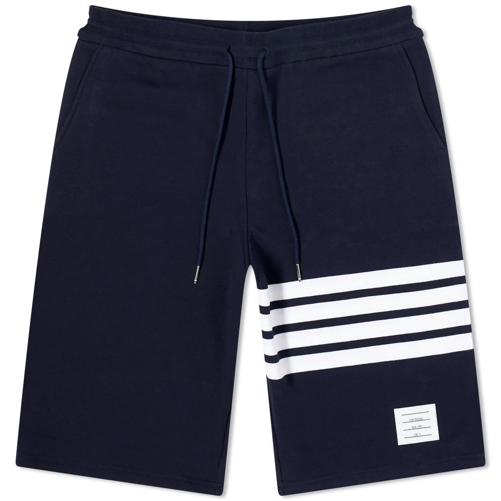 Men's Engineered Stripe Sweat Shorts Navy