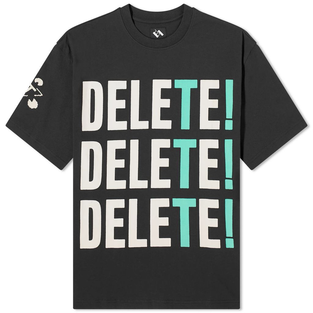 Men's Delete! T-Shirt Black