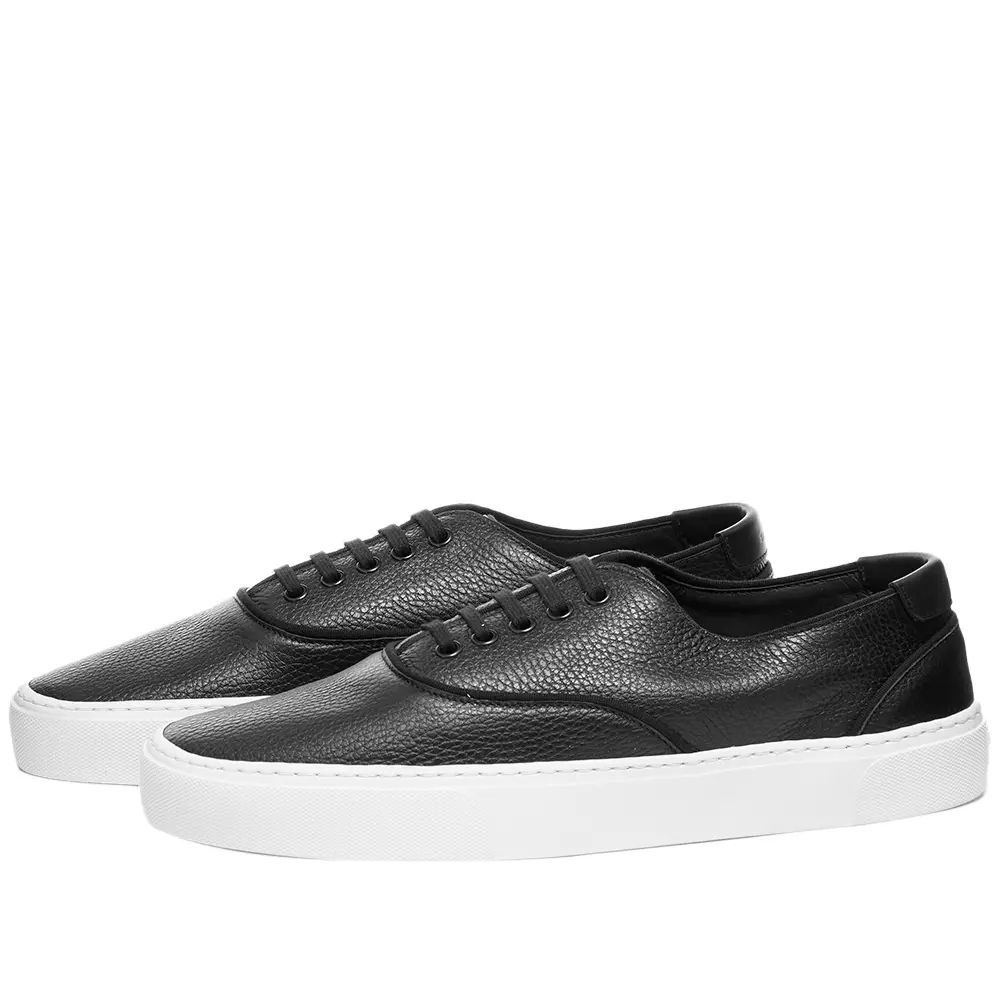 Men's Venice Low Leather Sneaker Black