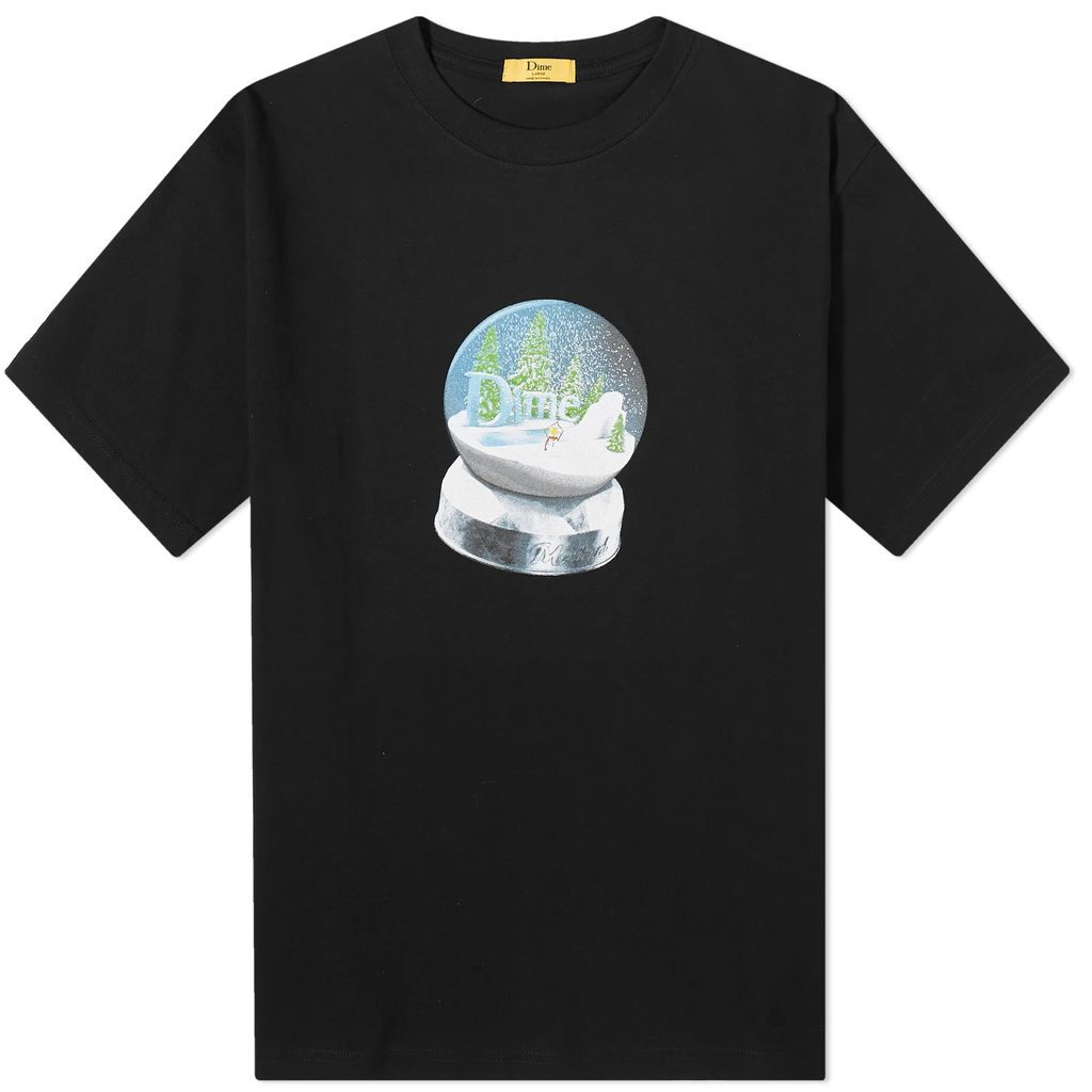 Men's Snow Globe T-Shirt Black