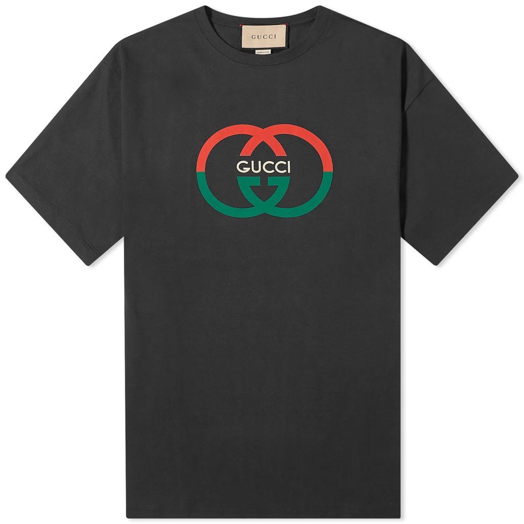 Men's Interlocking Logo T-Shirt Black