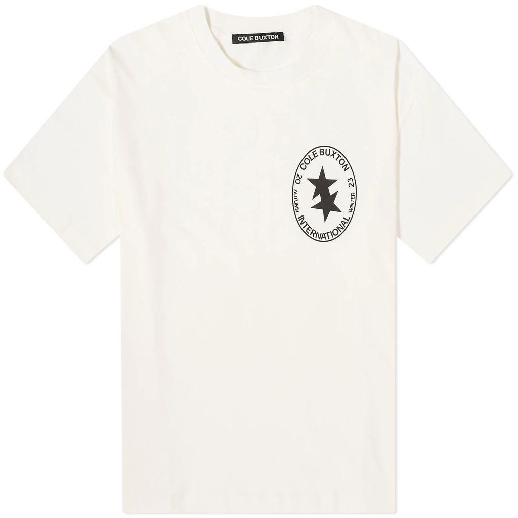 Men's Crest T-Shirt Vintage White