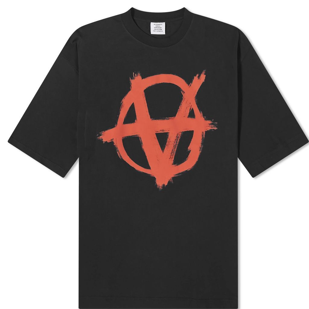 Men's Double Anarchy T-Shirt Black/Red