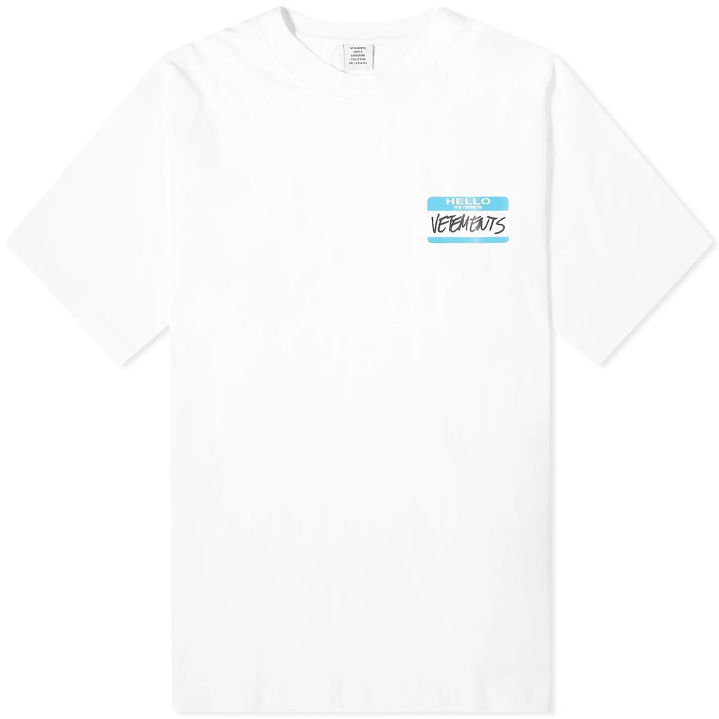 Men's My Name Is T-Shirt White