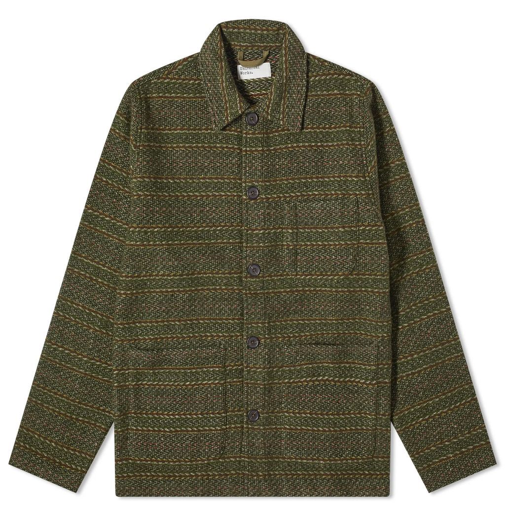Men's Rug Stripe Field Jacket Olive