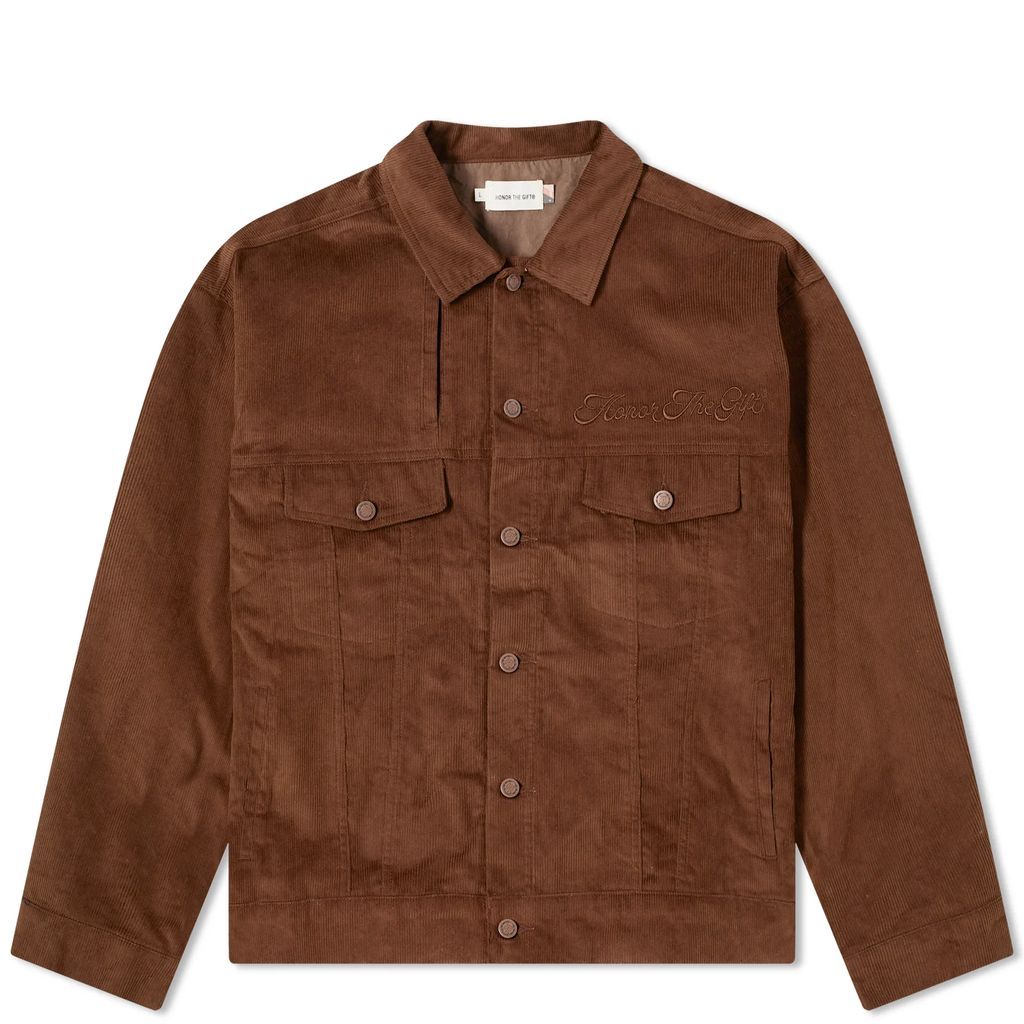 Men's Trucker Jacket Brown