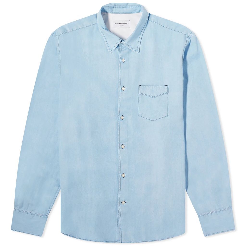 Men's Benoit Denim Shirt Light Indigo