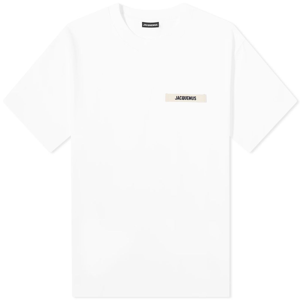 Men's Gros Grain Logo T-Shirt White