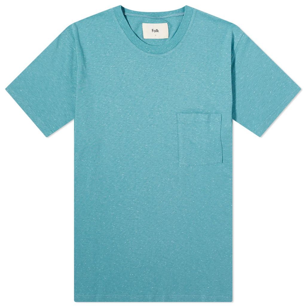 Men's Pocket Nep Assembly T-Shirt Ocean Blue