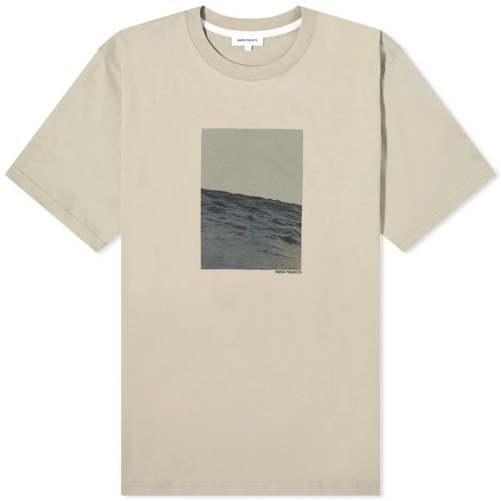 Men's Johannes Organic Waves Print T-shirt Sand