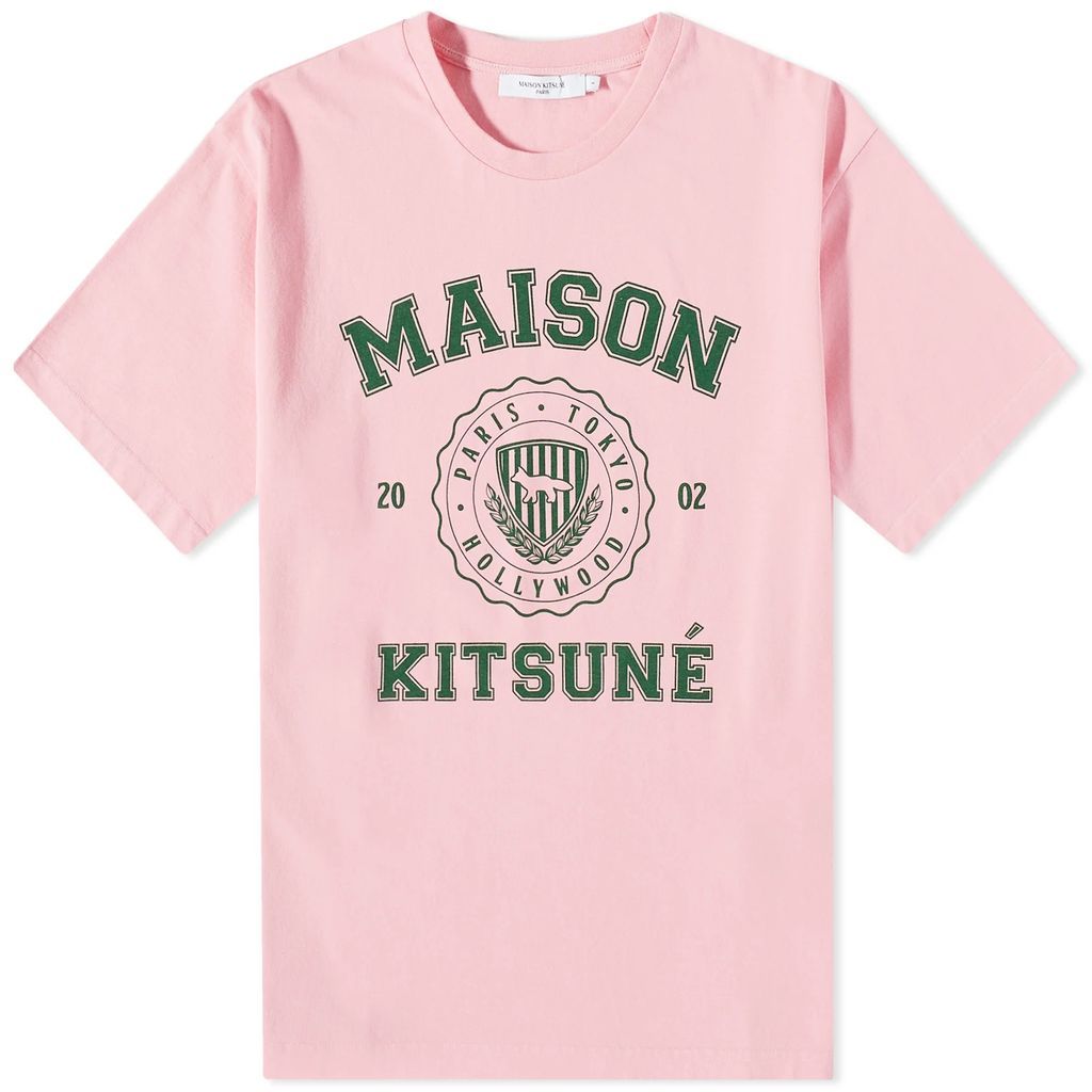 Maison Kitsune Varsity Comfort T-Shirt Strawberry