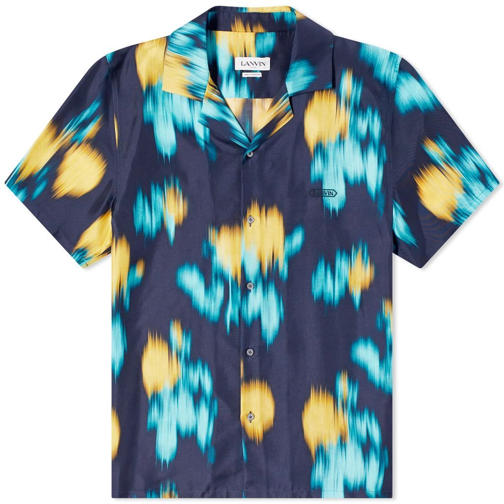 Men's Short Sleeve Blur Vacation Shirt Thunder