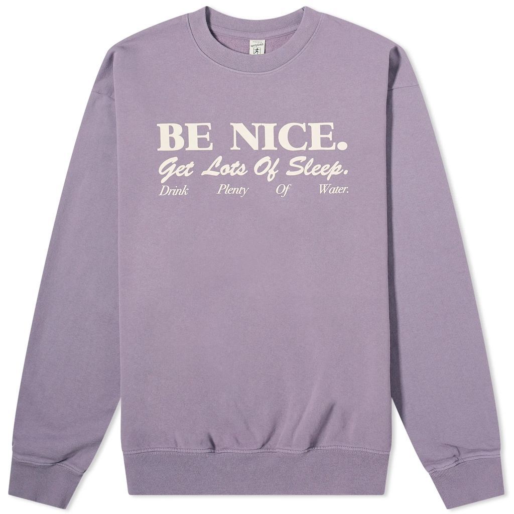 Be Nice Crew Sweat Eggplant