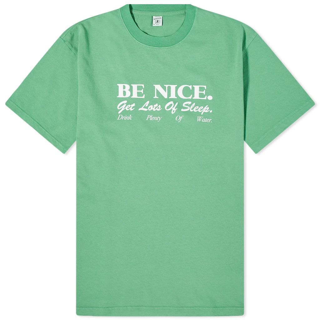 Be Nice T-Shirt Verde