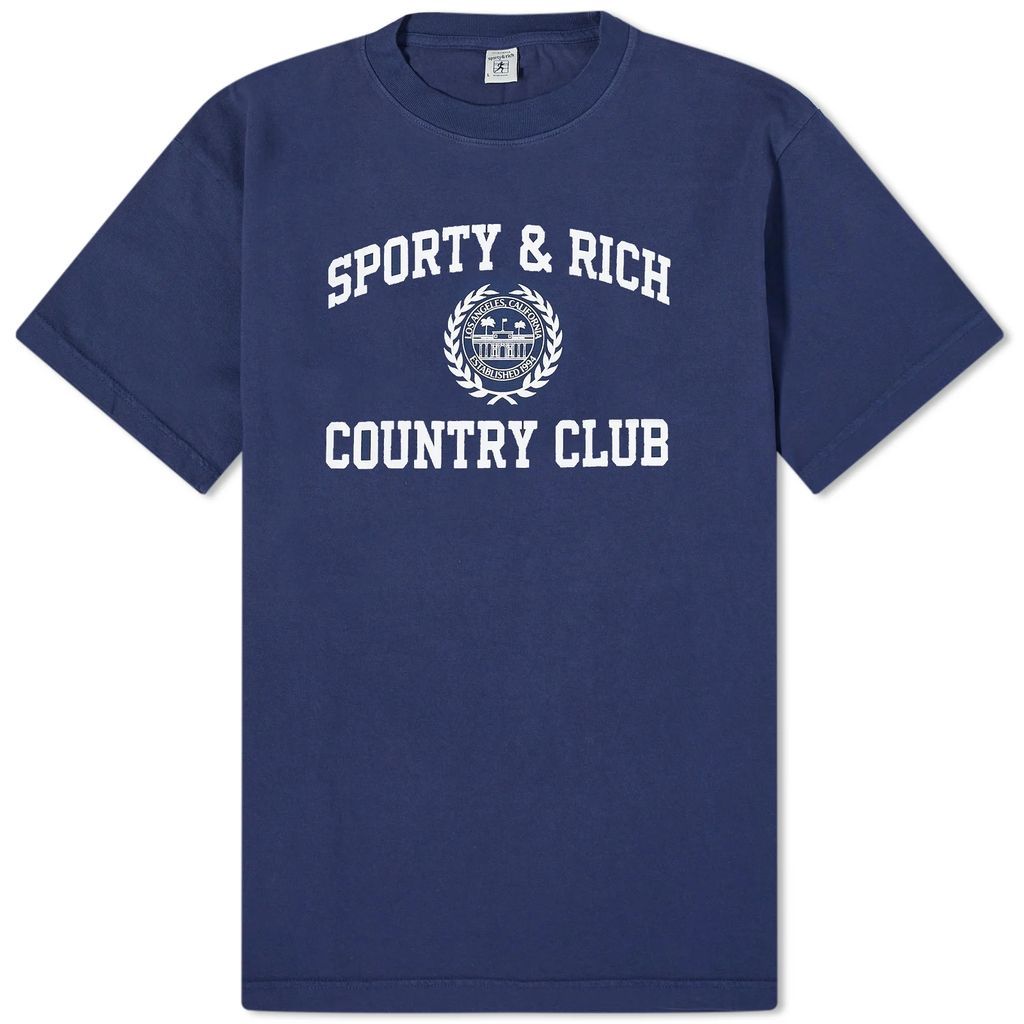 Varsity Crest T-Shirt Navy