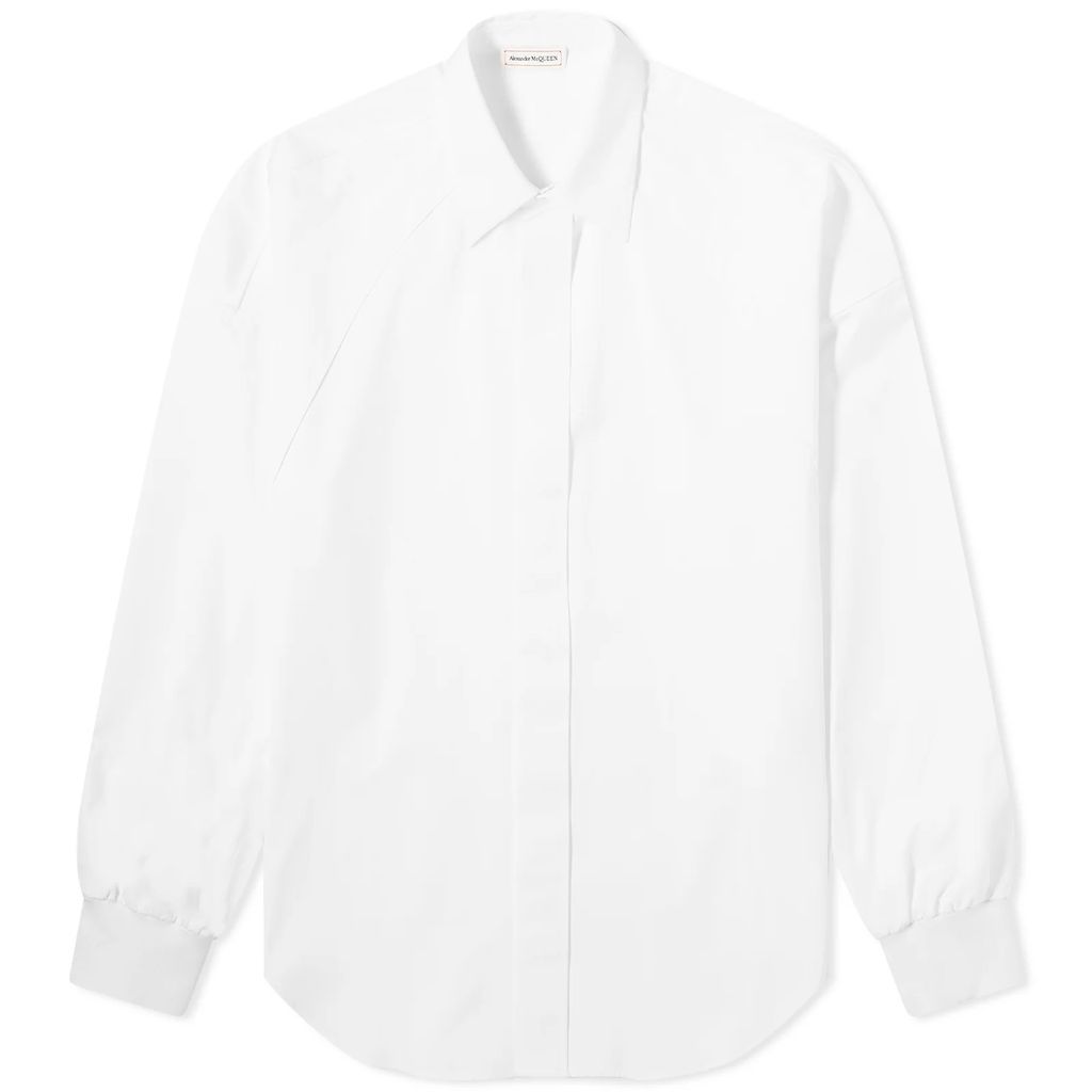 Men's Harness Drop Shoulder Shirt Optical White