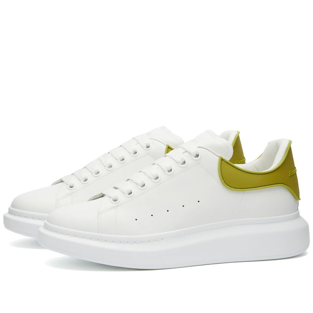 Men's TPU Heel Tab Oversized Sneaker White/Khaki/Lime