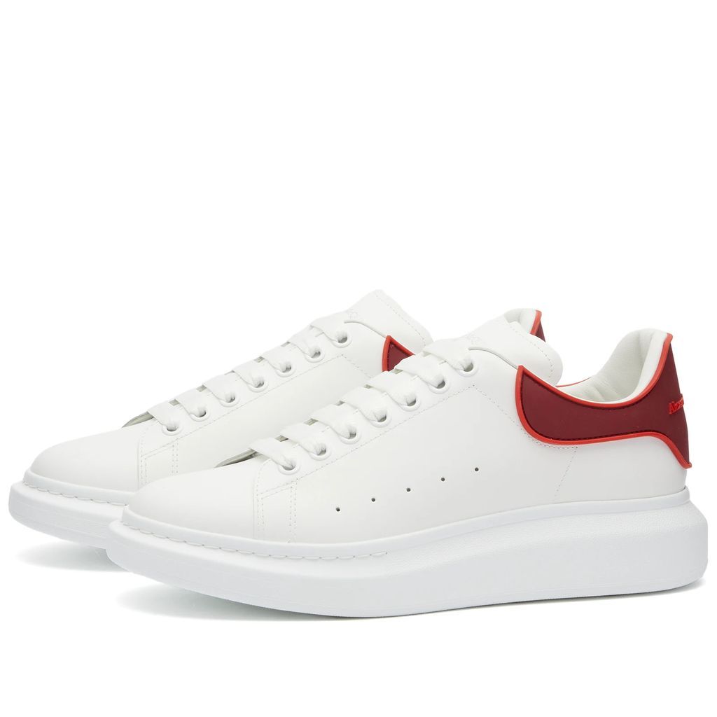 Men's TPU Heel Tab Oversized Sneaker White/Red