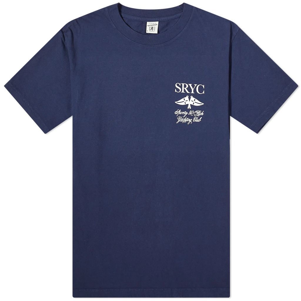 Men's Yacht Club T-Shirt Navy/White