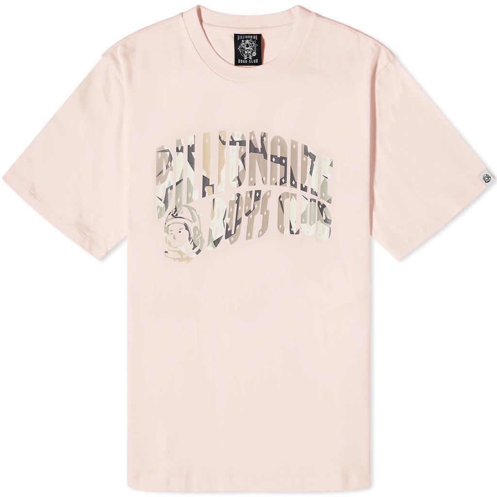 Men's Camo Arch Logo T-Shirt Pink