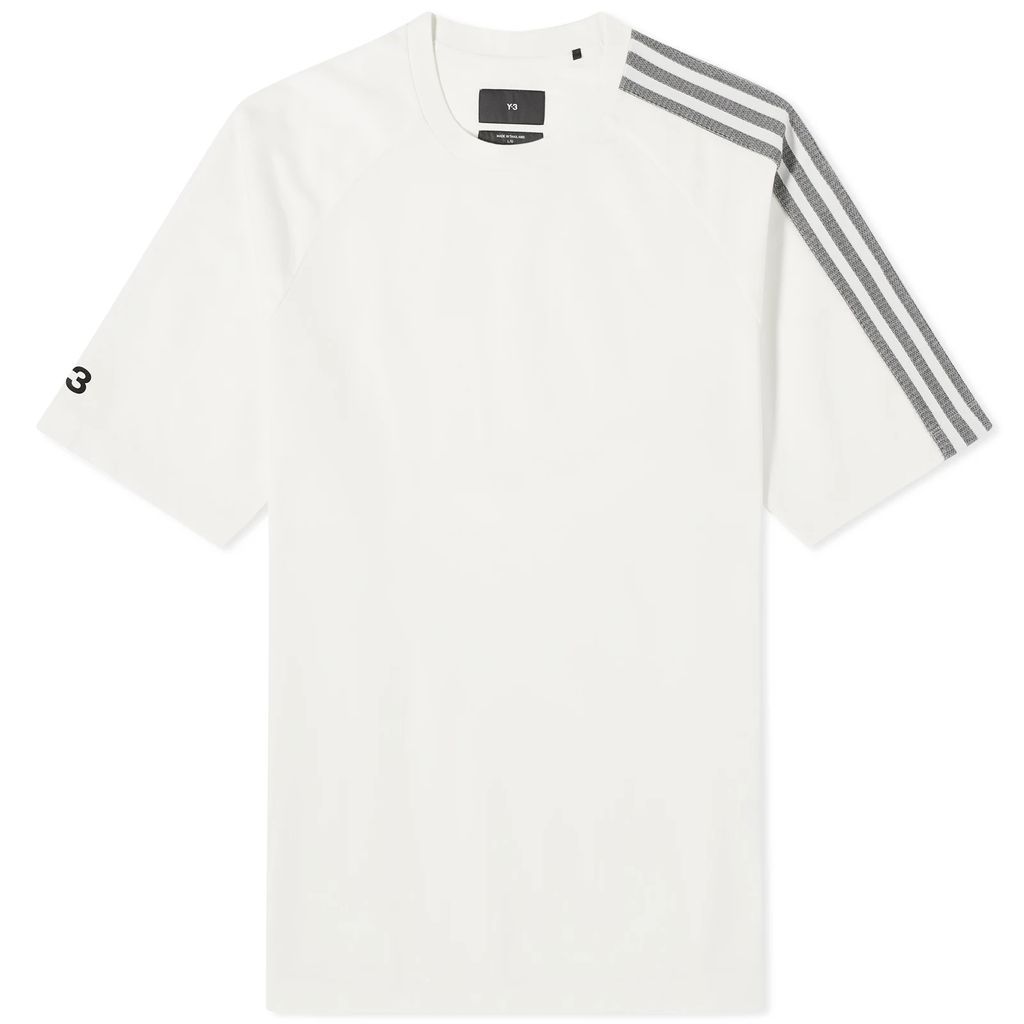 Men's 3 Stripe Long sleeve T-shirt Off White