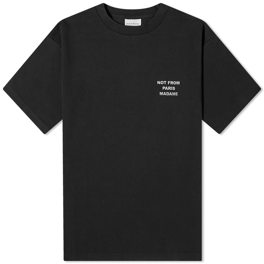 Men's Not From Paris Madame T-Shirt Black