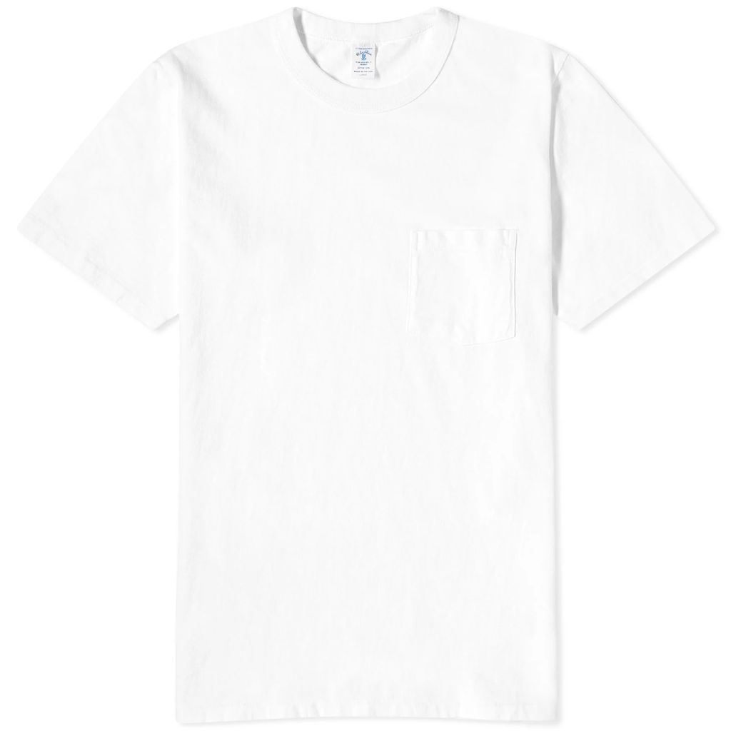 Men's Pigment Dyed Pocket T-Shirt White
