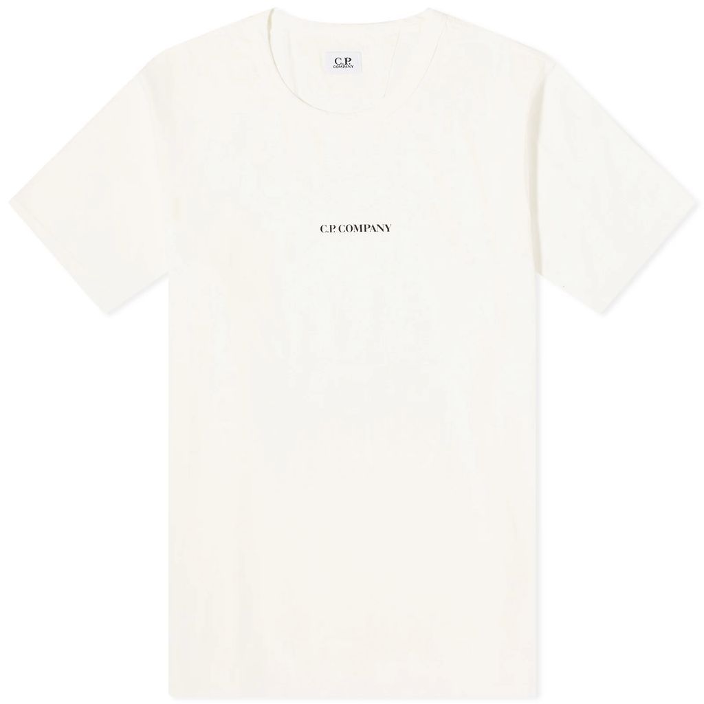 Men's Central Logo T-Shirt Gauze White